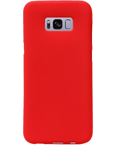Rood Zand TPU back case cover hoesje voor Samsung Galaxy S8+ Plus