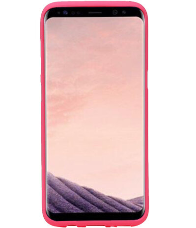 Roze Zand TPU back case cover hoesje voor Samsung Galaxy S8+ Plus