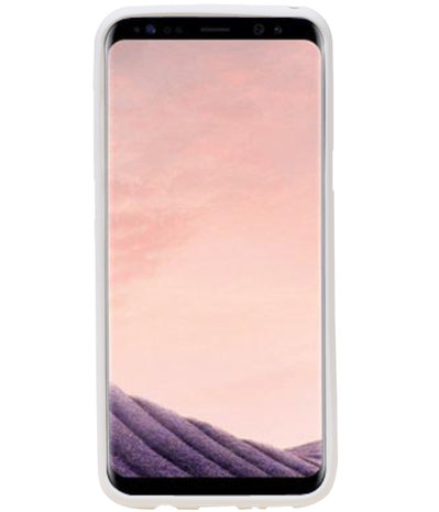 Wit Zand TPU back case cover hoesje voor Samsung Galaxy S8+ Plus