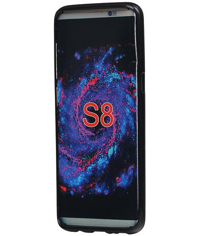 Samsung Galaxy S8 TPU back case hoesje Zwart