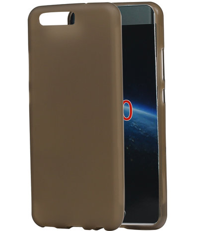 Huawei P10 TPU back case hoesje transparant Grijs