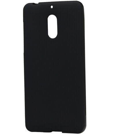 Nokia 6 TPU back case hoesje Zwart