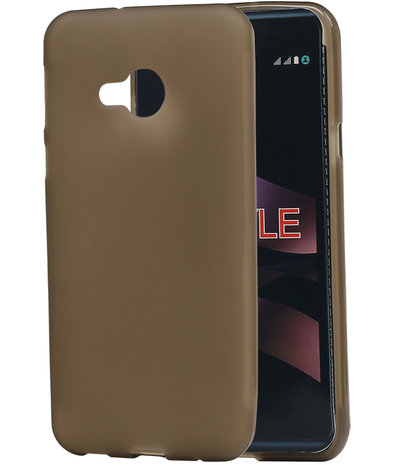 LG X Style K200 TPU back case hoesje transparant Grijs