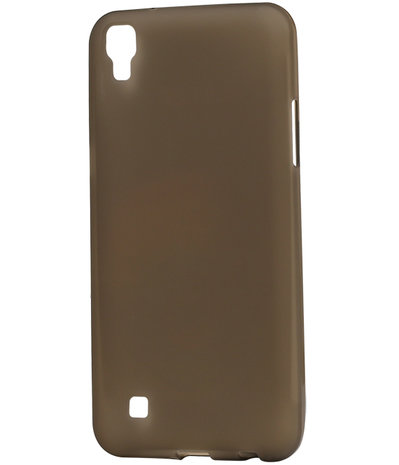 LG X Power K220 TPU back case hoesje transparant Grijs