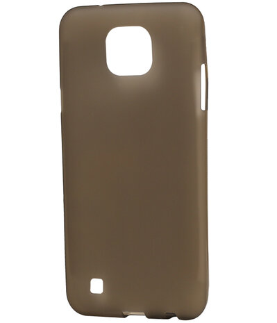 LG X Cam K580 TPU back case hoesje transparant Grijs