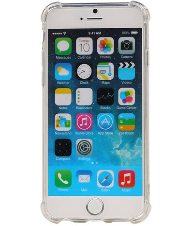 Transparant TPU Schokbestendig bumper case telefoonhoesje voor Apple iPhone 6 / 6s