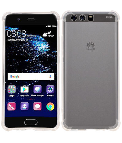 Transparant TPU Schokbestendig bumper case Hoesje voor Huawei P10 Plus