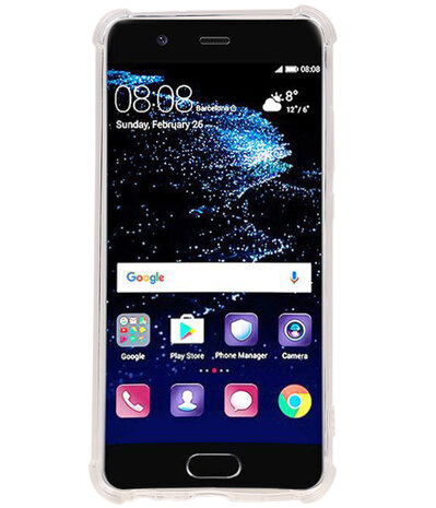 Transparant TPU Schokbestendig bumper case Hoesje voor Huawei P10 Plus