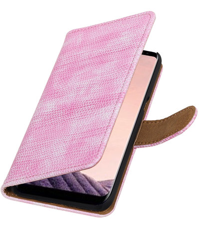 Samsung Galaxy S8 Mini Slang booktype hoesje Roze