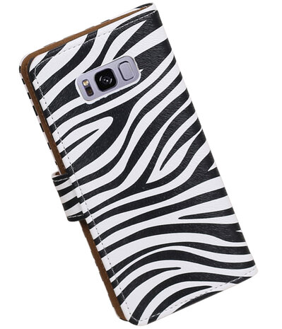 Samsung Galaxy S8+ Plus Zebra booktype hoesje