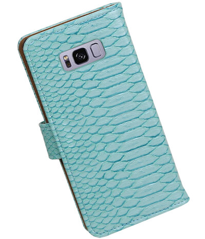 Samsung Galaxy S8+ Plus Slang booktype hoesje Turquoise