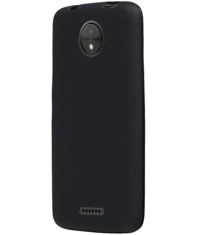 Motorola Moto C TPU back case hoesje Zwart