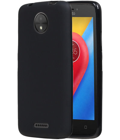 Motorola Moto C TPU back case hoesje Zwart