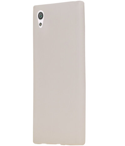 Sony Xperia XA1 TPU back case hoesje transparant Wit