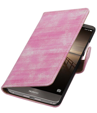 Huawei Mate 9 Mini Slang booktype hoesje Roze