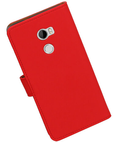 Hoesje voor HTC One X10 Effen booktype Rood