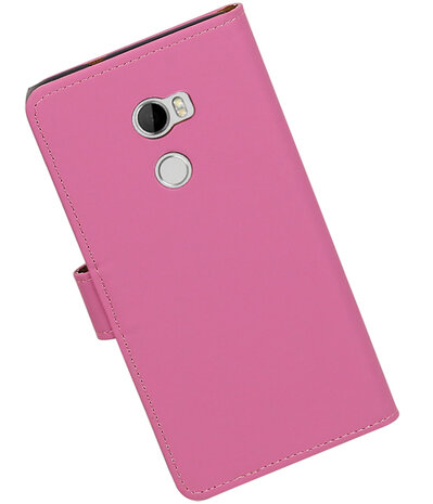 HTC One X10 Effen booktype hoesje Roze
