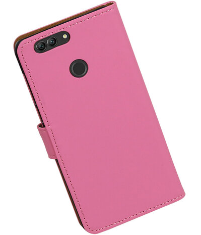 Huawei nova 2 Plus Effen booktype hoesje Roze