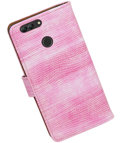 Huawei nova 2 Plus Mini Slang booktype hoesje Roze