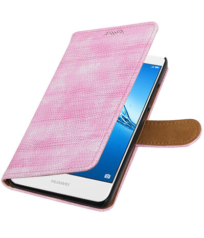 Huawei Y7 / Y7 Prime Mini Slang booktype hoesje Roze