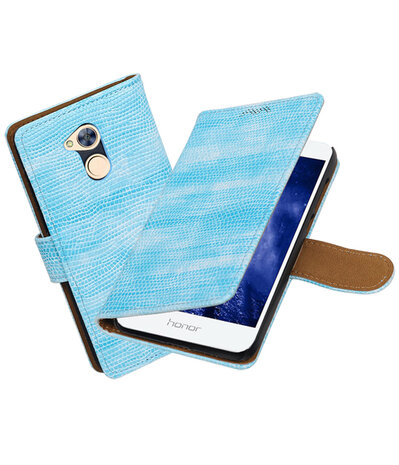 Huawei Honor 6A Mini Slang booktype hoesje Turquoise