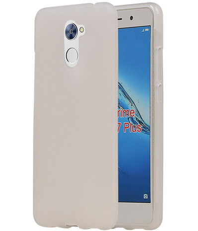 Huawei Y7 Prime TPU back case hoesje Wit