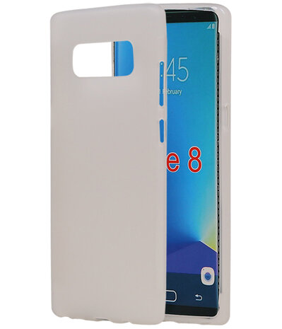 Samsung Galaxy Note 8 TPU back case hoesje Wit