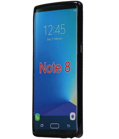 Samsung Galaxy Note 8 TPU back case hoesje Zwart