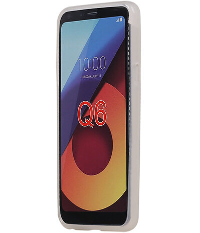 LG Q6 TPU back case hoesje Wit