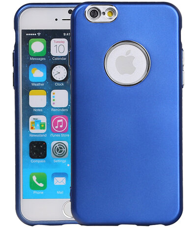 Apple iPhone 6 / 6s Design TPU back case hoesje Blauw