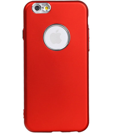 Apple iPhone 6 / 6s Design TPU back case hoesje Rood
