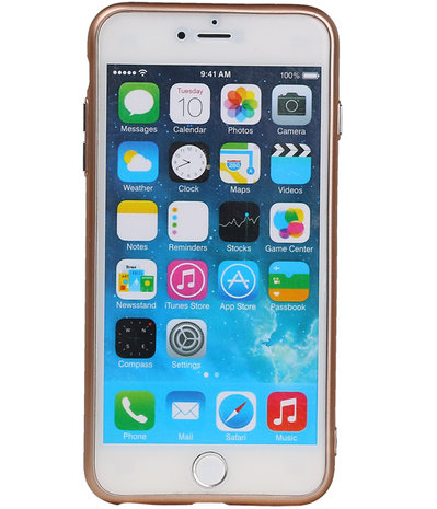 Apple iPhone 6 Plus / 6s Plus Design TPU back case hoesje Goud