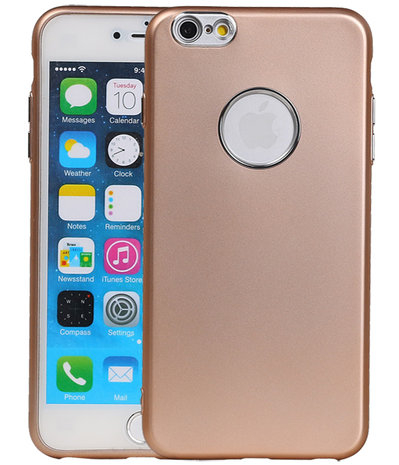 Apple iPhone 6 Plus / 6s Plus Design TPU back case hoesje Goud