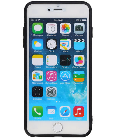 Apple iPhone 6 Plus / 6s Plus Design TPU back case hoesje Zwart