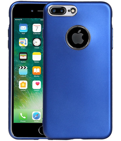 Apple iPhone 7 Plus Design TPU back case hoesje Blauw