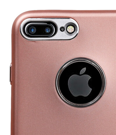 Apple iPhone 7 Plus Design TPU back case hoesje Roze