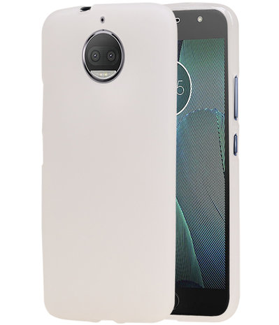 Motorola Moto G5s Plus Design TPU back case hoesje Wit