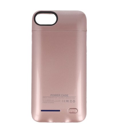 Roze smart batterij hoesje Apple iPhone 6 / 6s Plus en iPhone 7 Plus
