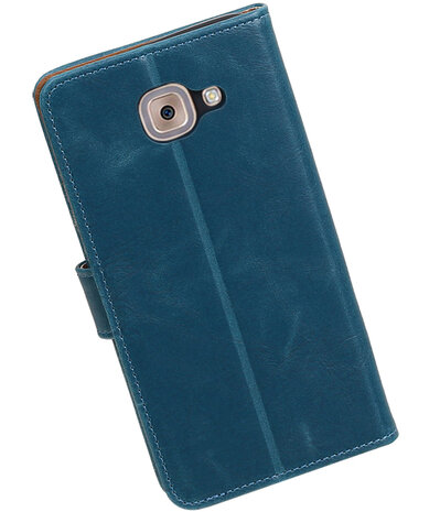 Samsung Galaxy J7 Max Pull-Up booktype hoesje Blauw