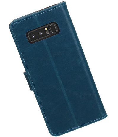 Samsung Galaxy Note 8 Pull-Up booktype hoesje blauw