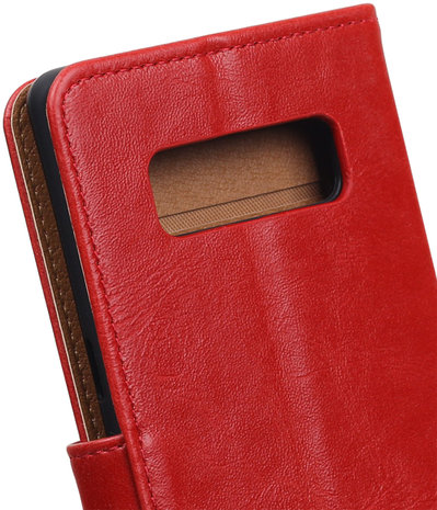 Samsung Galaxy Note 8 Pull-Up booktype hoesje rood