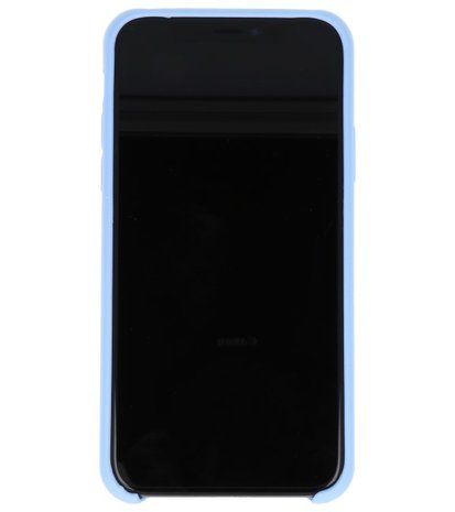 Apple iPhone X Premium TPU back case hoesje Licht Blauw