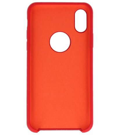 Apple iPhone X Premium TPU back case hoesje Rood