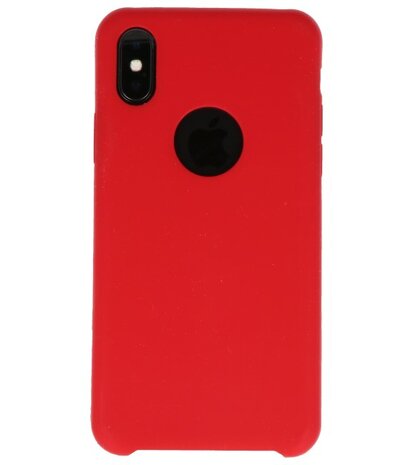 Apple iPhone X Premium TPU back case hoesje Rood