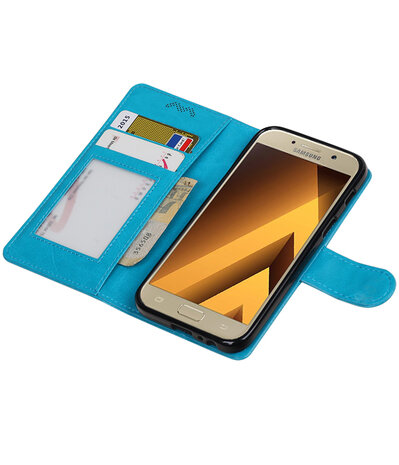 Turquoise Portemonnee booktype hoesje Samsung Galaxy A3 2017 A320