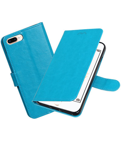 Turquoise Portemonnee booktype hoesje Apple iPhone 7 Plus / 8 Plus