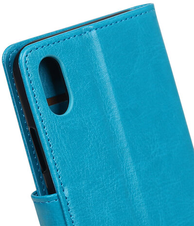 Turquoise Portemonnee booktype hoesje Apple iPhone X