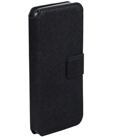 Zwart Samsung Galaxy J3 2017 TPU wallet case booktype hoesje HM BookZwart Samsung Galaxy J3 2017 TPU wallet case booktype hoesj