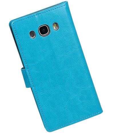 Turquoise Portemonnee booktype Hoesje voor Samsung Galaxy J7 2017 / Pro