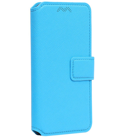 Blauw Samsung Galaxy A3 2017 TPU wallet case booktype hoesje HM Book